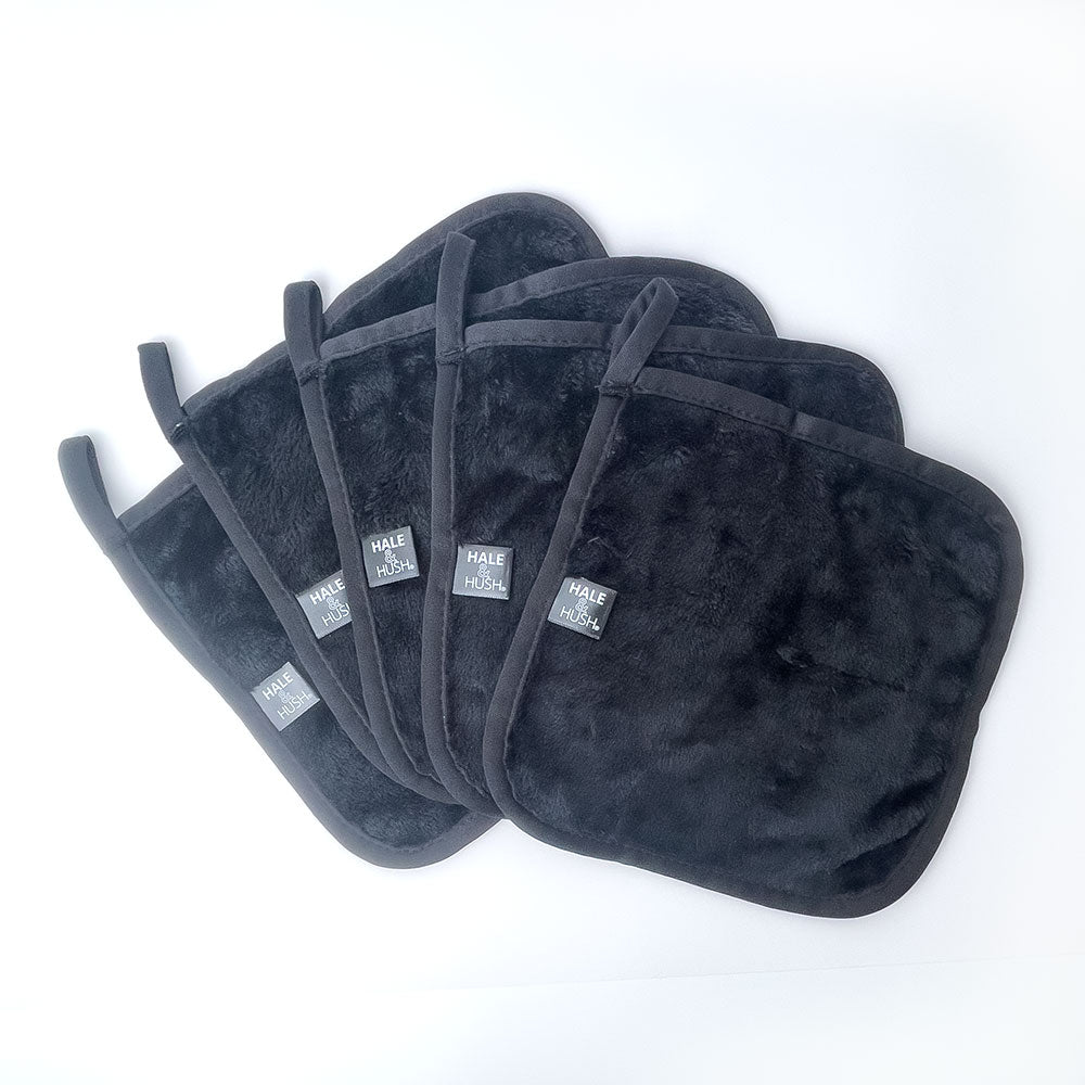Makeup Remover Microfiber Towel – 5 Pack | Hale & Hush